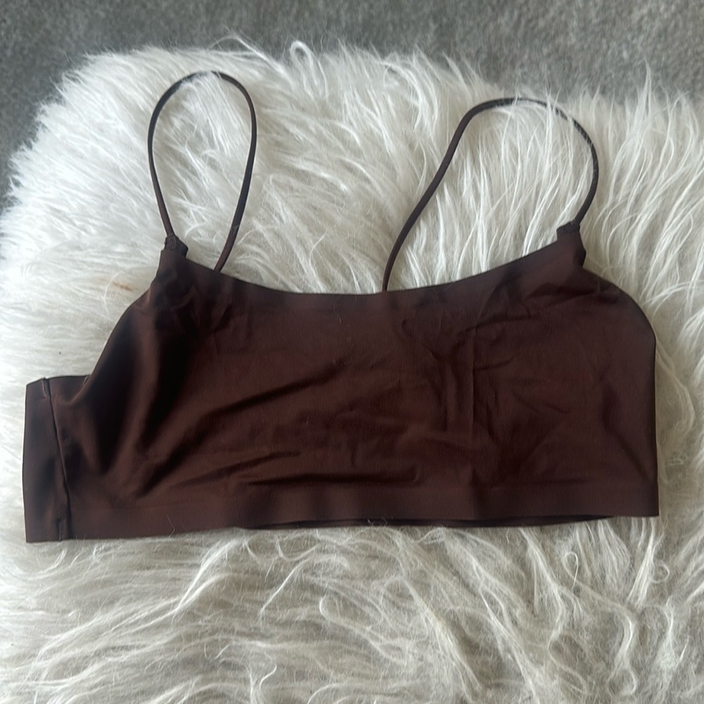 SKIMS size small brown bralette